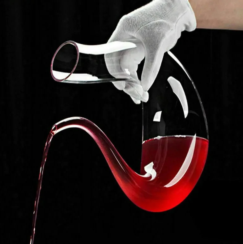 Crystal Swan Wine Decanter