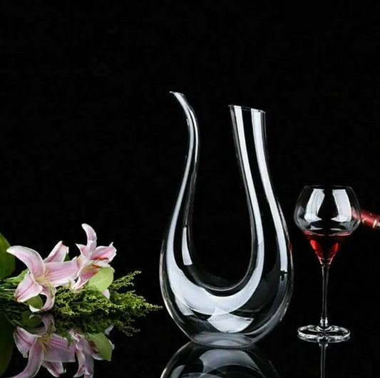 Crystal Swan Wine Decanter